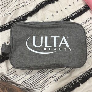 Ulta Beauty Gray Cosmetic Bag